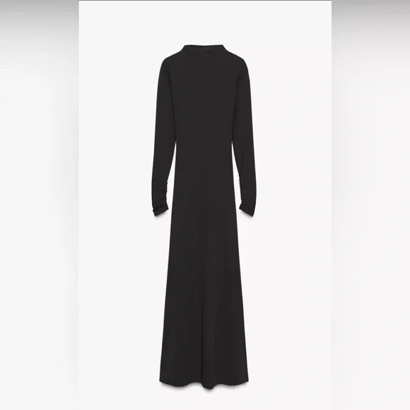 🔥🔥zara brown open back  Long Sleeve Dress - Picture 6 of 7